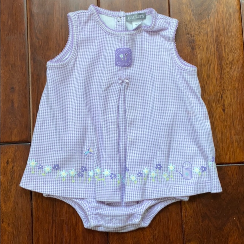 Lavender flower dress